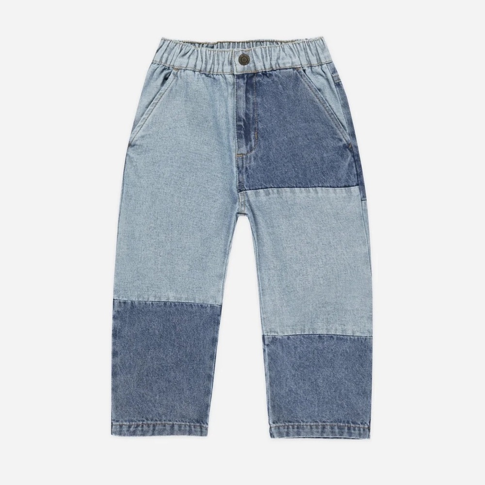 RYLEE + CRU Baggy Pant || Light Washed Denim